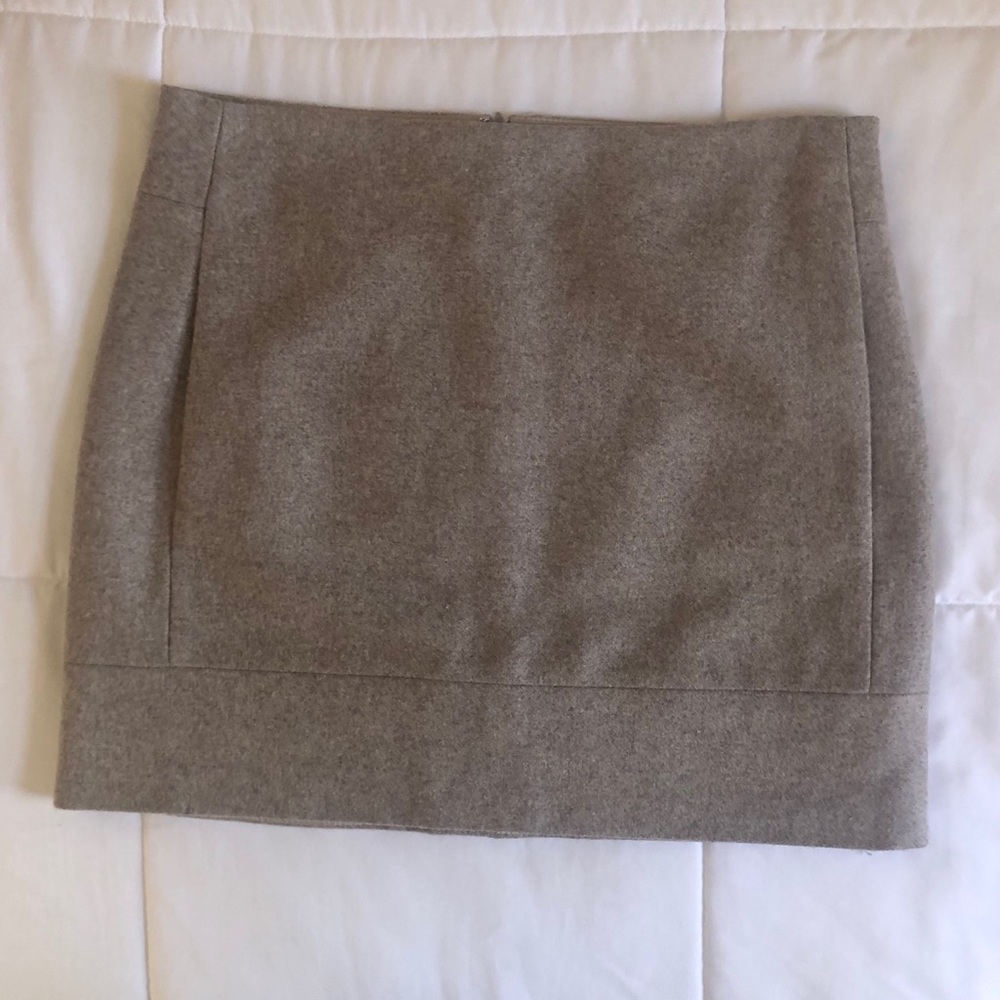 J. Crew Wool Mini Skirt